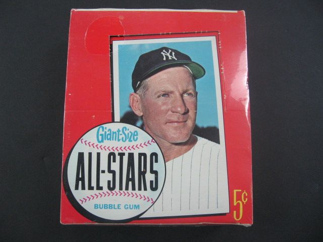 1964 Topps Giants Baseball Partial Unopened Wax Box (Mantle)