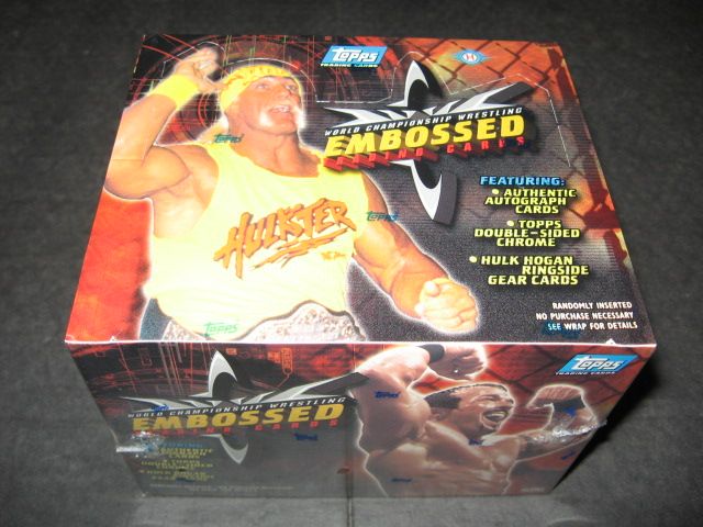 1999 Topps WCW Embossed Wrestling Box (Hobby)