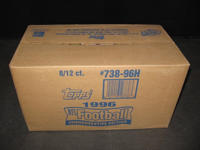 1996 Topps Football Jumbo Case (Hobby) (8 Box)