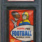 1957 Topps Football Unopened 5 Cent Wax Pack PSA 6