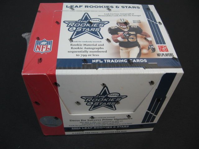 2006 Leaf Rookies & Stars Football Box (Hobby)