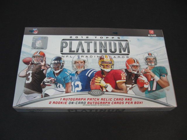 2012 Topps Platinum Football Box (Hobby)