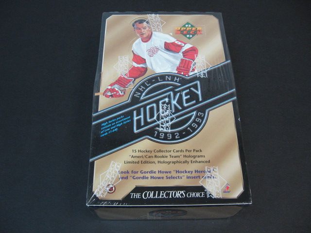 1992/93 Upper Deck Hockey High Series Box (Hobby)