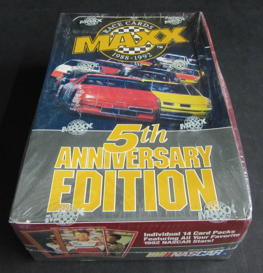1992 Maxx Racing Race Cards Box (Red Box)