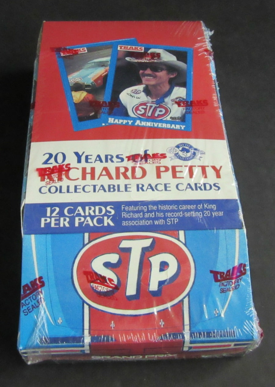 1992 Traks Richard Petty Racing Race Cards Box