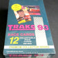 1993 Traks Racing Race Cards Box