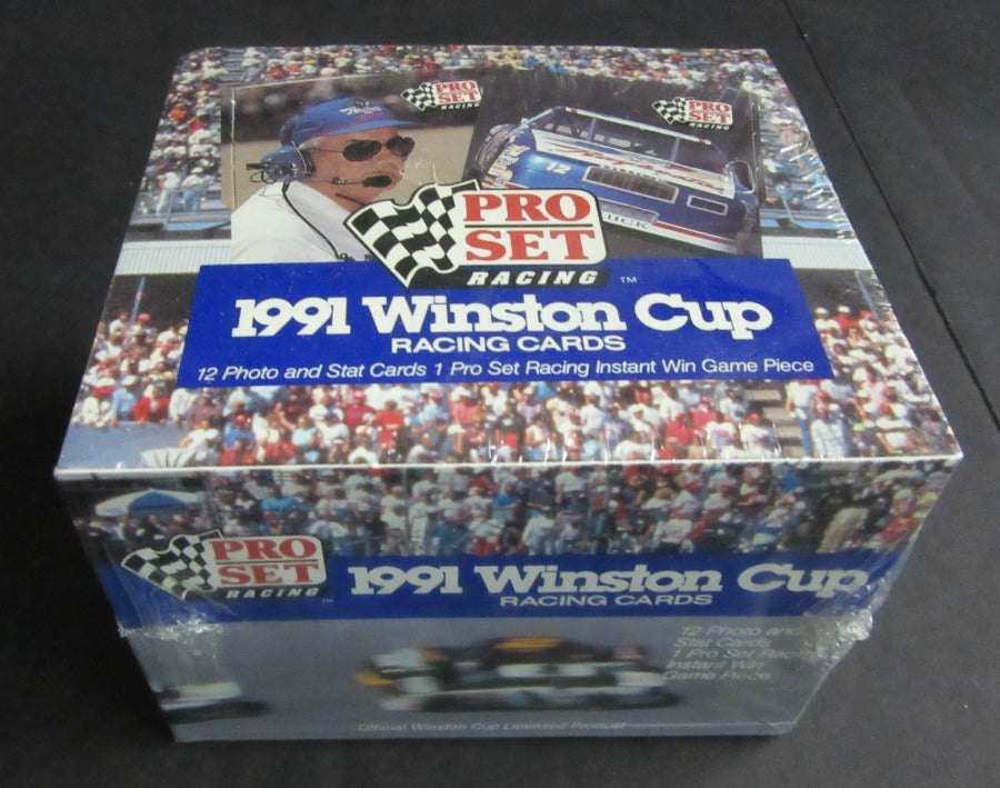 1991 Pro Set Winston Cup Racing Race Cards Box