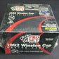 1992 Pro Set Winston Cup Racing Race Cards Box