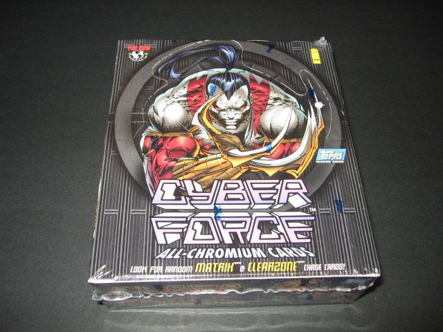 1995 Topps Cyberforce Trading Cards Box (Hobby)