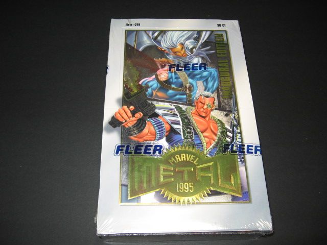 1995 Fleer Marvel Metal Inaugural Edition Box