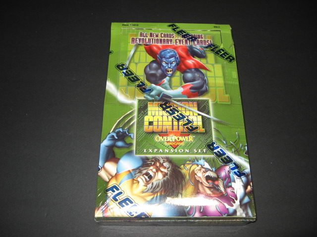 1996 Fleer Overpower Mission Control Expansion Set Box