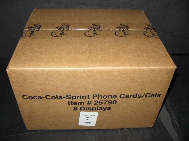 1995 Score Board Coca-Cola Sprint Cells/Phone Cards Case (8 Box)