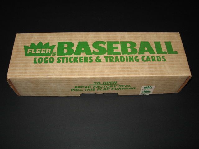 1988 Fleer Baseball Factory Set (Hobby) (Authenticate)