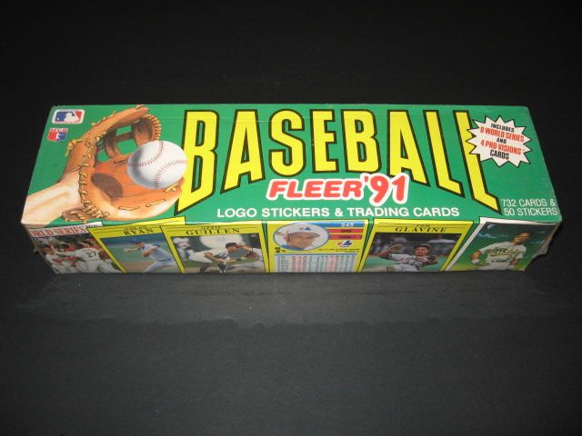 1991 Fleer Baseball Factory Set (Holiday) (Green)