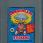 1985 Topps Garbage Pail Kids Unopened 2nd Series Wax Pack PSA 8 (w/ price)
