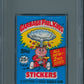 1985 Topps Garbage Pail Kids 2nd Series Wax Pack PSA 9 (w/ price)