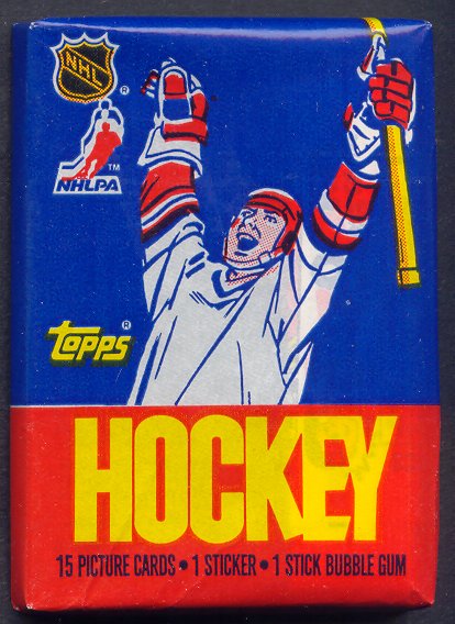 1986/87 Topps Hockey Unopened Wax Pack