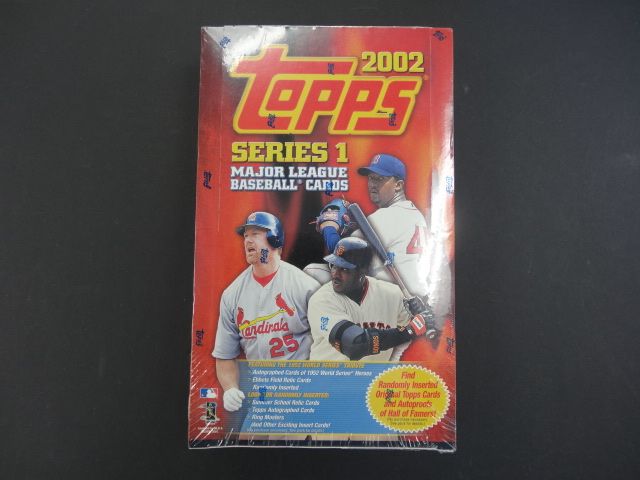 2002 Topps Baseball Series 1 Box (Retail) (24/13)