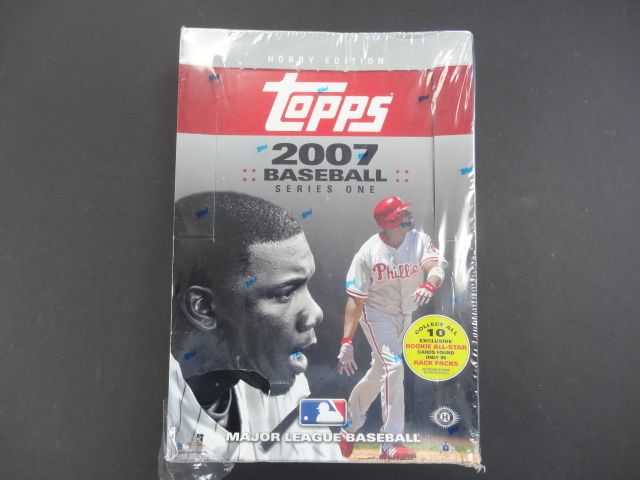 2007 Topps Baseball Series 1 Rack Box (Hobby) (24/22)