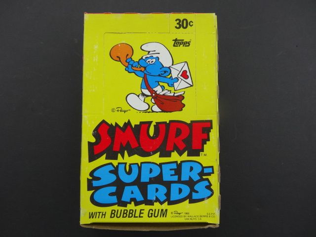 1982 Topps Smurfs Unopened Wax Box