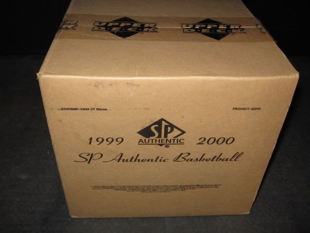 1999/00 Upper Deck SP Authentic Basketball Case (Hobby) (12 Box)