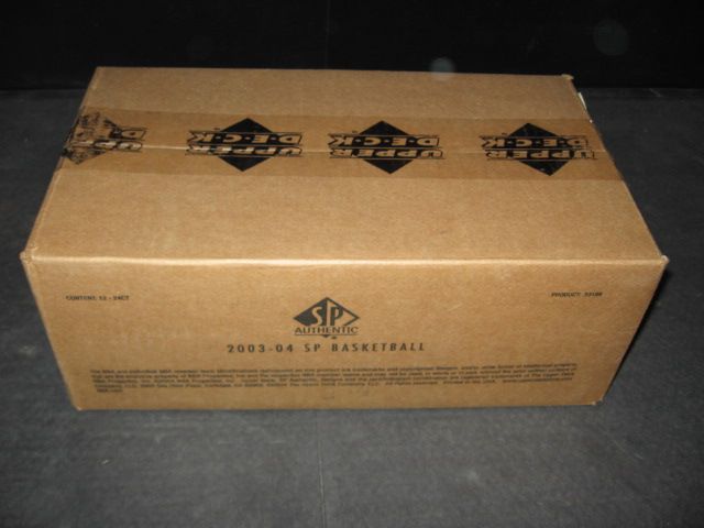 2003/04 Upper Deck SP Authentic Basketball Case (Hobby) (12 Box)