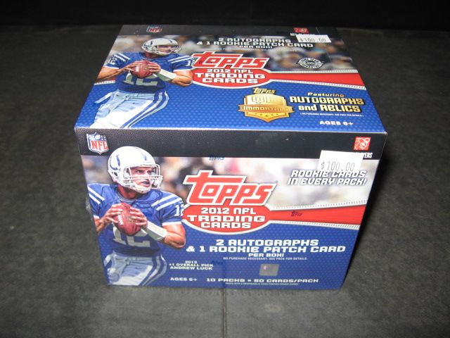 2012 Topps Football Jumbo Box (HTA)