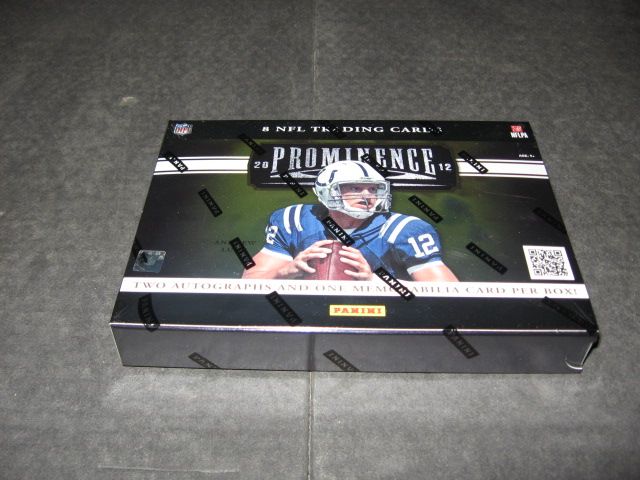 2012 Panini Prominence Football Box (Hobby)