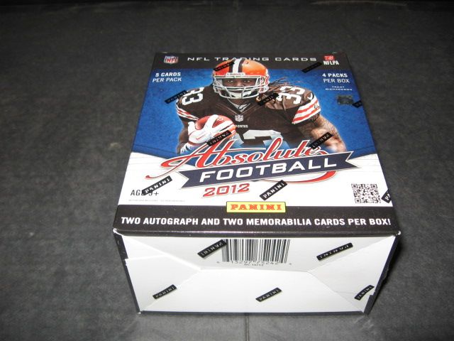 2012 Panini Absolute Football Box (Hobby)