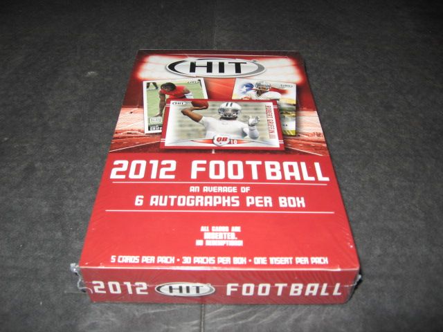 2012 Sage Hit Football Low Series Box (Hobby)