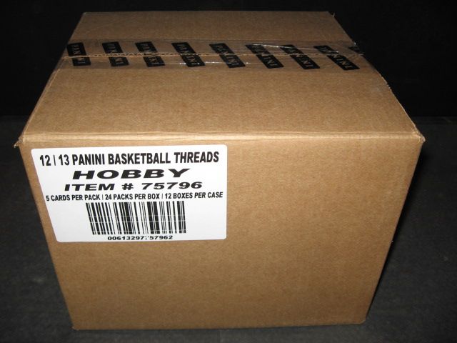 2012/13 Panini Threads Basketball Case (Hobby) (12 Box)