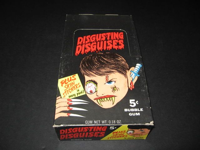 1967 Topps Disgusting Disguises Five Cent Empty Display Box