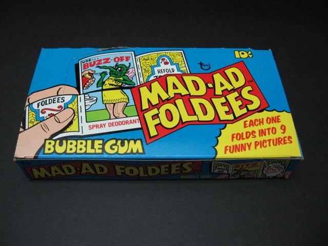 1976 Topps Mad-Ad Foldees Ten Cent Empty Display Box