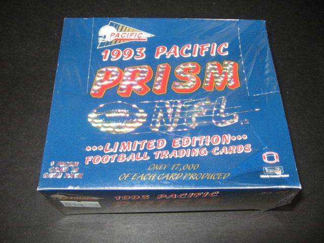 1993 Pacific Prism Football Box