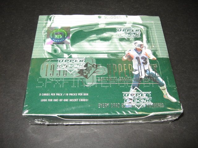 1998 Upper Deck SPX Finite Football Series 1 Box