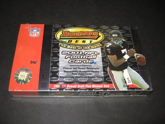 2001 Bowman's Best Football Box (Retail)