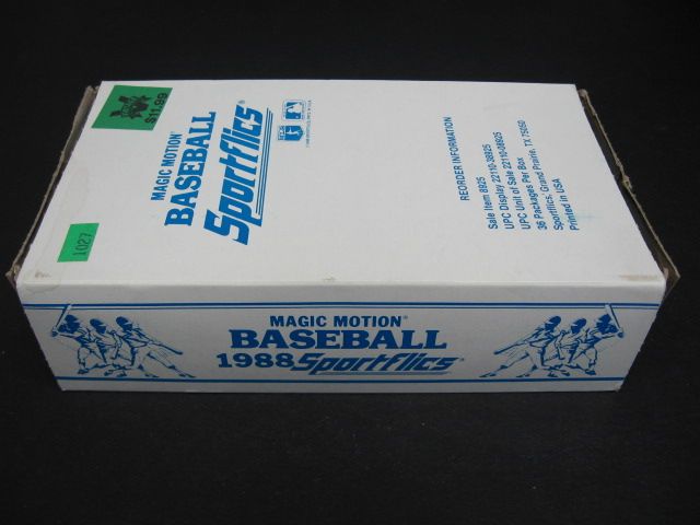 1988 Sportflics Baseball Box