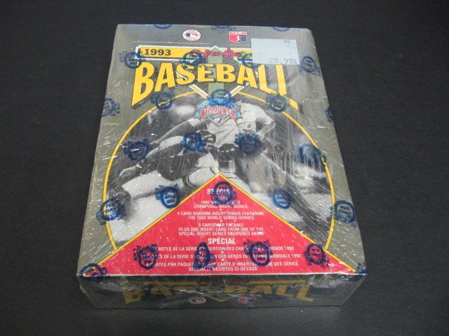 1993 OPC O-Pee-Chee Baseball Box