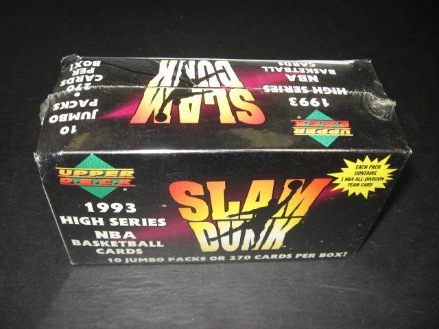 1992/93 Upper Deck Basketball High Series Box (Slam Dunk) (10/27)