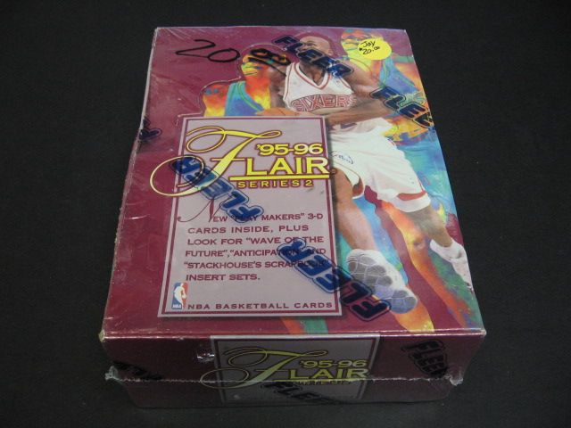 1995/96 Fleer Flair Basketball Series 2 Box (Retail)