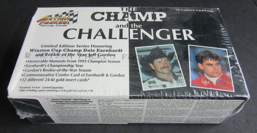 1994 Action Packed The Champ Challenge Racing Race Cards Box