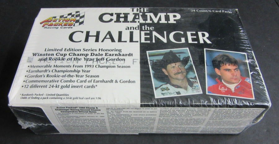 1994 Action Packed The Champ and the Challenger Racing Race Cards Box