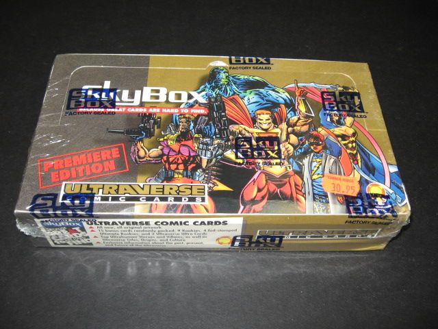 1993 Skybox Ultraverse Comic Cards Box