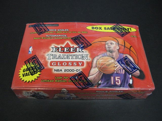 2000/01 Fleer Tradition Glossy Basketball Blaster Box (11/8)