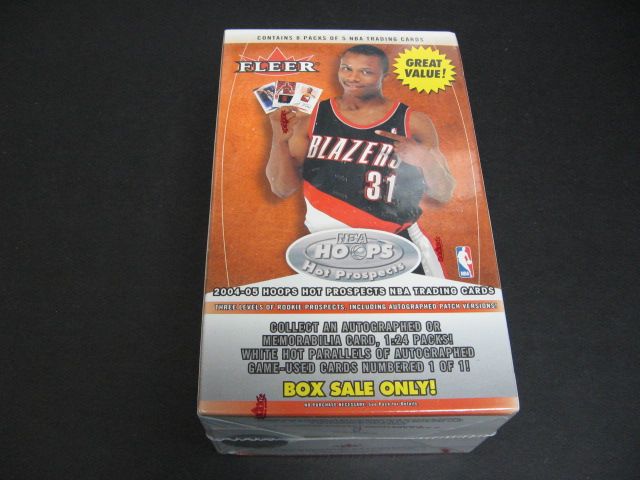 2004/05 Fleer Hoops Hot Prospects Basketball Blaster Box (8/5)