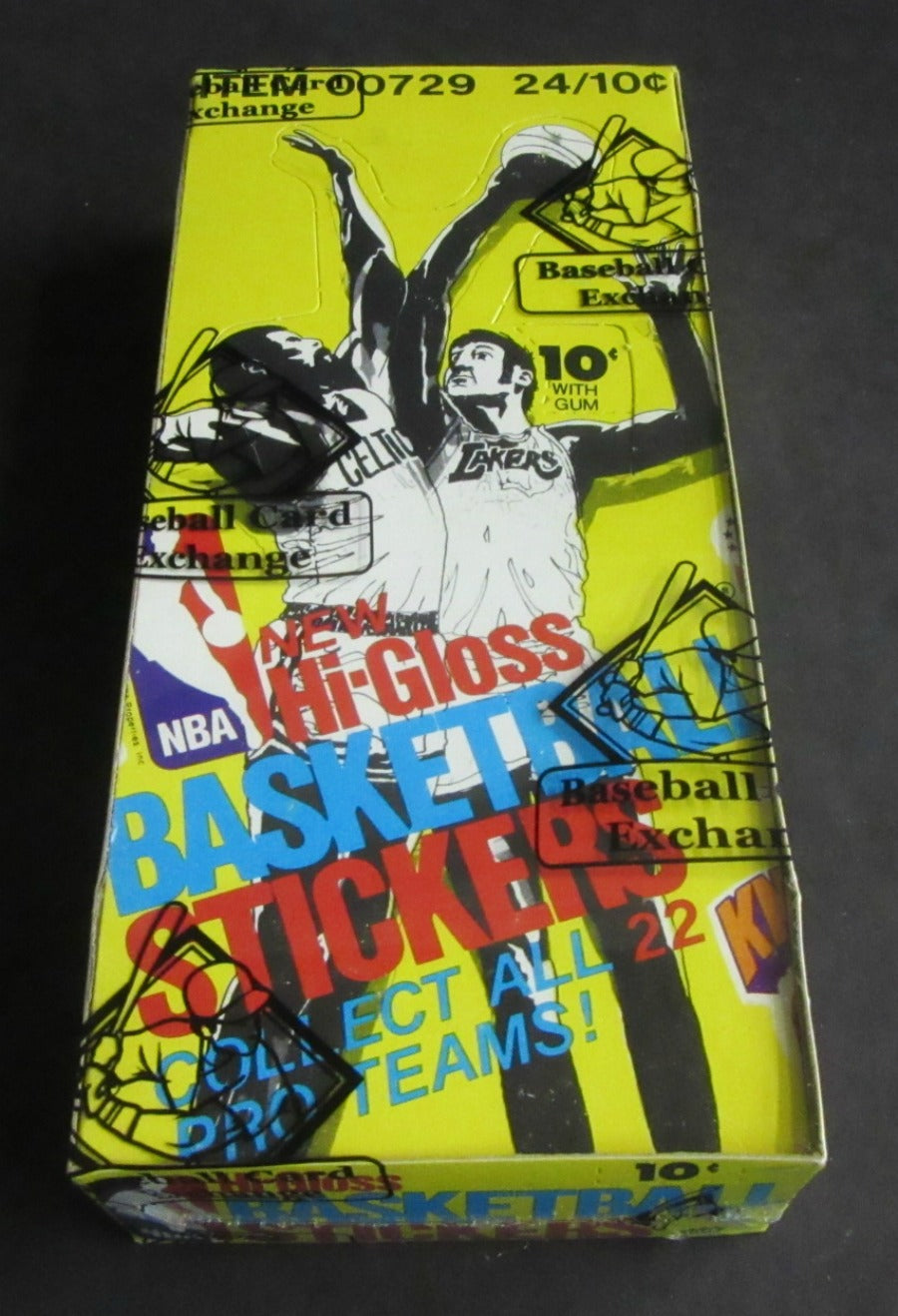 1976/77 Fleer Basketball Stickers Unopened Wax Box (BBCE)