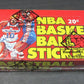 1979/80 Fleer Basketball Stickers Unopened Wax Box (BBCE)