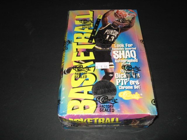 1994/95 Classic Draft Picks Basketball Box