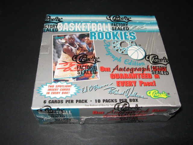 1995/96 Classic Rookies Autograph Edition Basketball Box