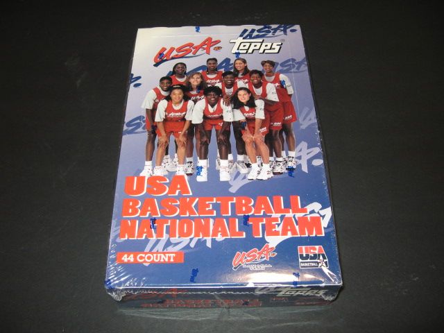 1995/96 Topps USA Basketball National Team Box
